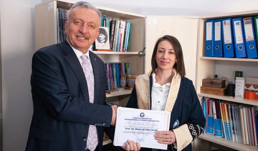 Erzincan'da akademik yükseliş sürüyor: 5 profesörlük geldi...