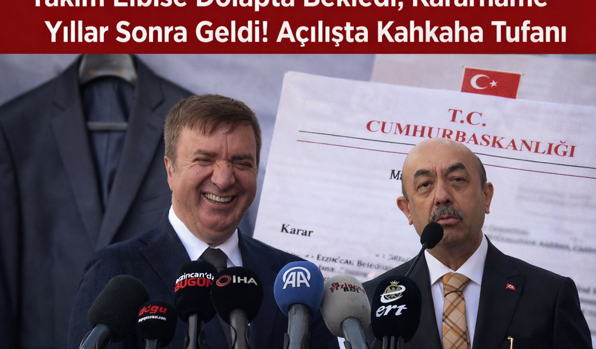 Erzincan’da açılışa damga vuran “Kararname” hikâyesi