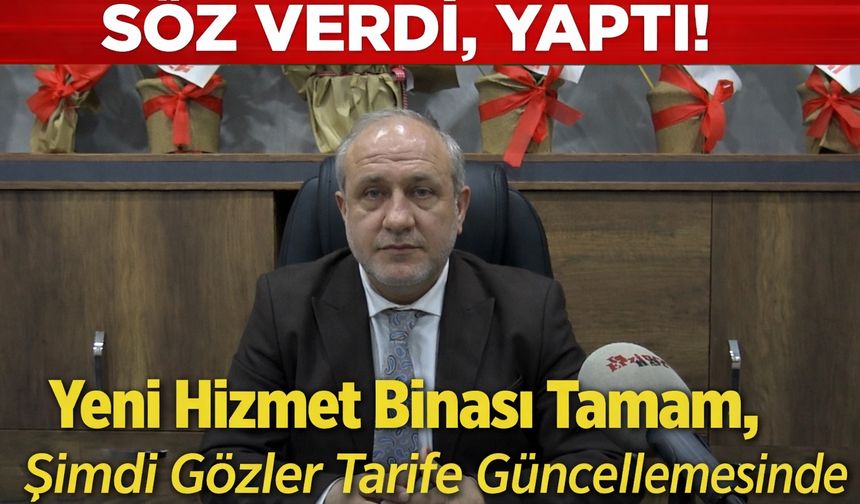 Erzincan’da başkan Şat söz verdi, yaptı!” Yeni oda binasına geçildi