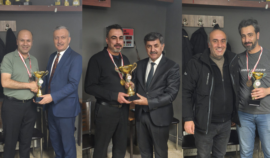 Erzincan’da Bilardo Şöleni: En İyiler Belli Oldu!