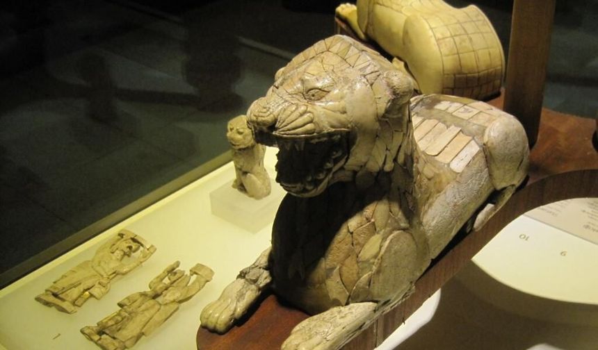 Erzincan Altıntepe bulunan tarihin şaheseri Fildişi Aslan