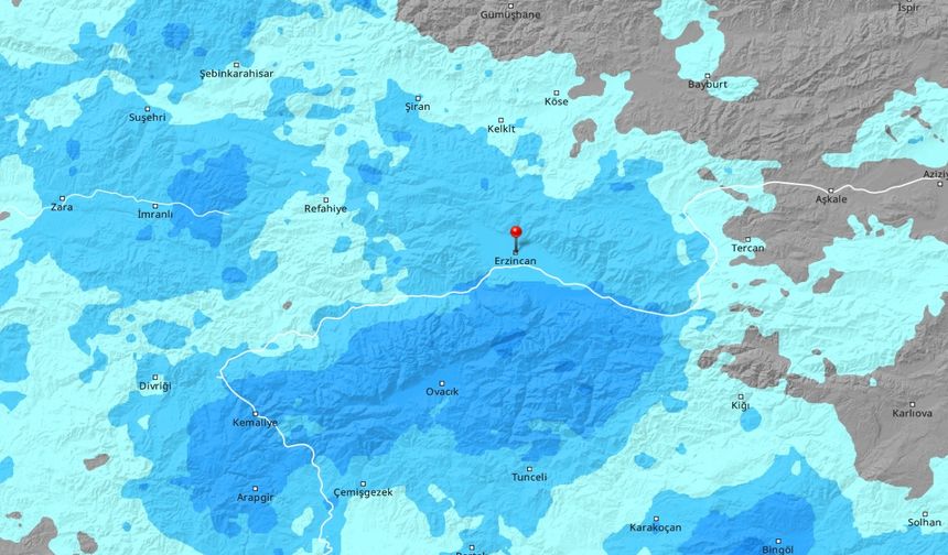 Meteoroloji Erzincan dahil 46 İli Sarı Kodla uyardı!