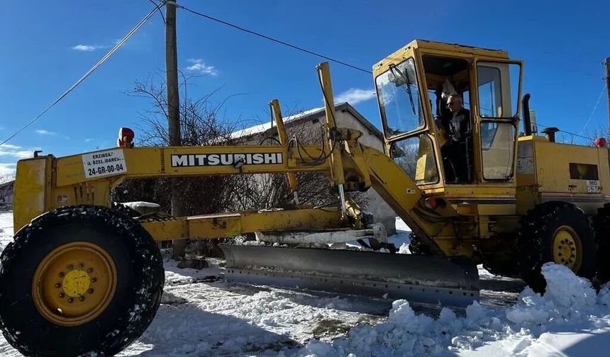 Erzincan’da 494 güzergahta ulaşım durdu