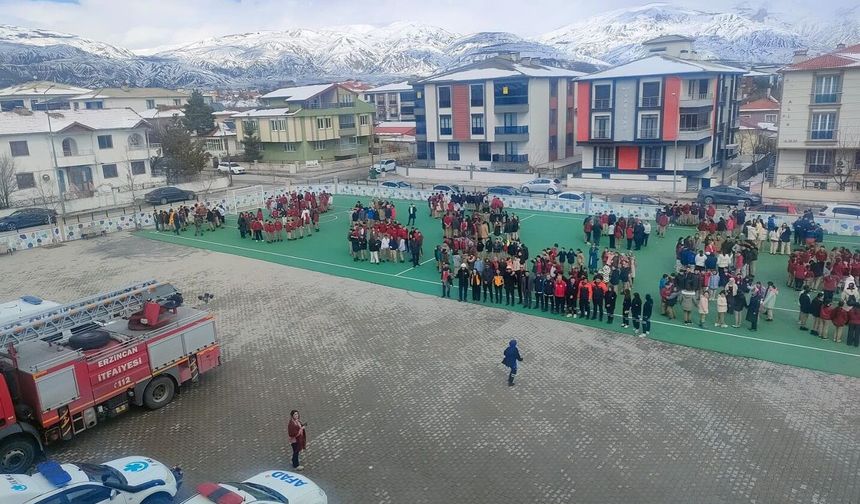 Erzincan’da Deprem Haftası’nda Büyük Tahliye Tatbikatı