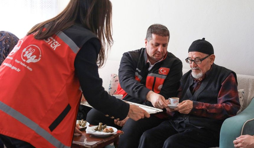 Erzincan'da 63 Yıllık Evliliğe Anlamlı Ziyaret