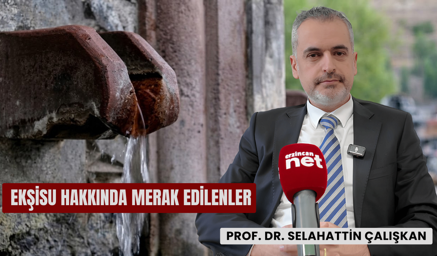 Erzincan Maden Suyu Hakkında O Soru İşareti Giderildi: Uzmanı Açıkladı!