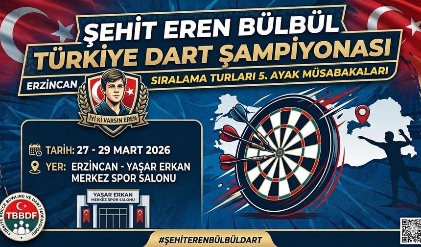 Erzincan’da Dart Heyecanı Başlıyor