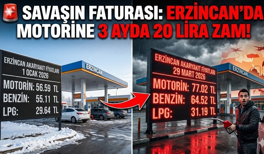 Erzincan’da akaryakıt yangını: 3 ayda pompaya yansıyan zam oranı