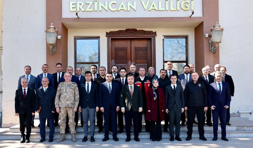 Erzincan'da Projelerin zamanında tamamlanması vurgulandı