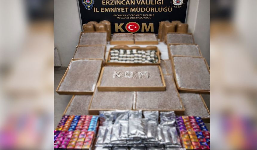 Erzincan Emniyeti’nden Kaçakçılığa Ağır Darbe!
