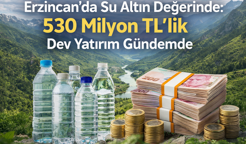 Dev Rapor Açıklandı: Erzincan Su Yatırımı İçin Yeni Merkez Olabilir