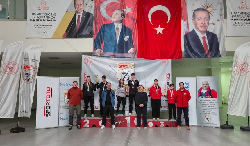 Erzincan’ın Keskin Nişancıları Mersin’de Tarih Yazdı: Hem Madalya Hem Türkiye Rekoru!