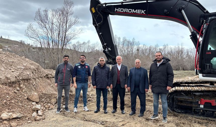 Erzincan'ın Köyünde Çalışmalar Başladı...