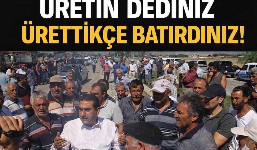 Tamer Geyik’ten Sert Çıkış: Çiftçi Tarlayı Bırakıyor