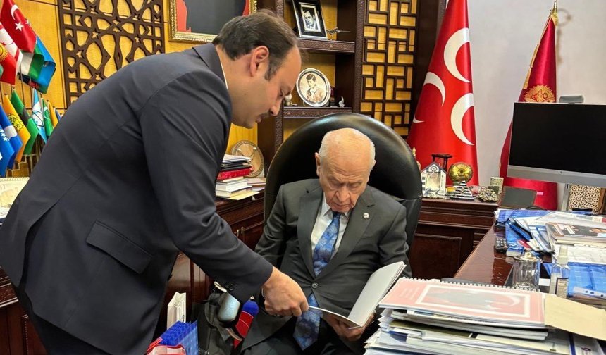 MHP Erzincan İl Başkanından Genel Başkan Bahçeli'ye Rapor...