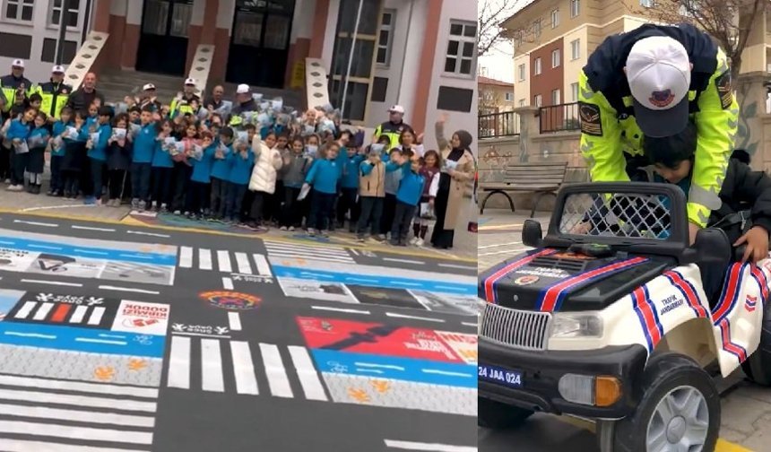 Erzincan Jandarmadan öğrencilere eğitim