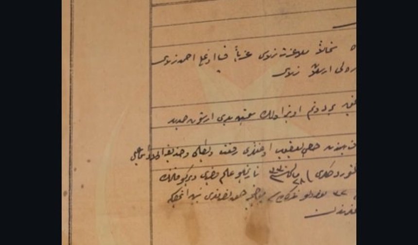 Erzincan’da Tarihe Yolculuk! 1905 Tarihli Osmanlı Fermanı Sergileniyor