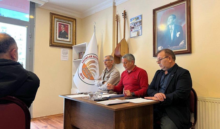 Erzincan’da Dernek Seçimi Murat Ateş Başkan Oldu