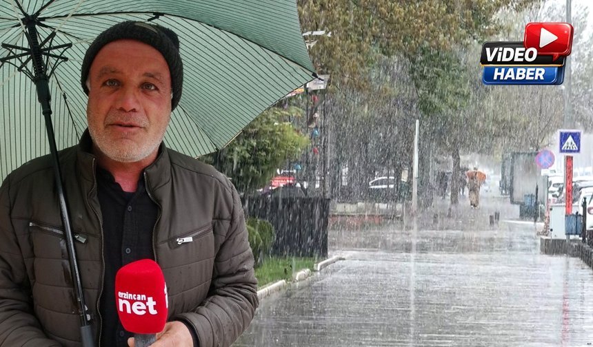 Erzincan’da Nisan Ayında Kar Yağışını Vatandaşlar Nasıl Karşıladı