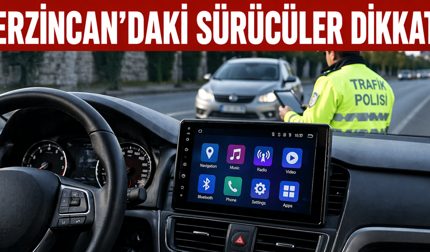 Erzincan’daki Sürücüler Dikkat! Cezası Ağır