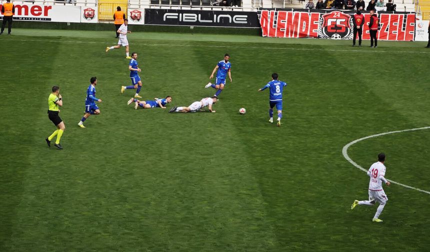 Erzincanspor kendi sahasında galip geldi