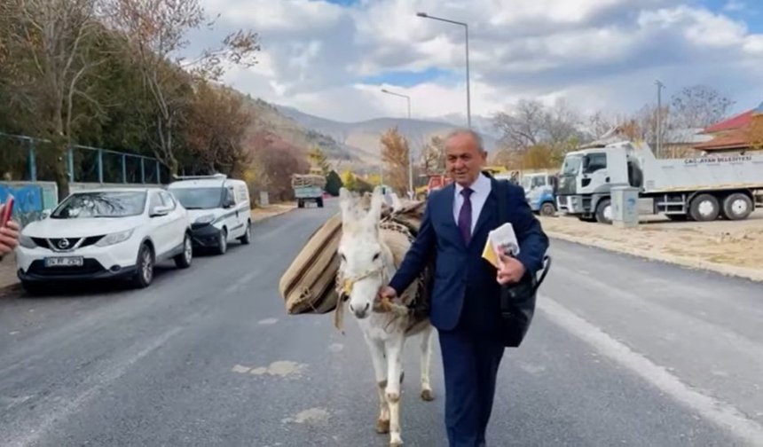 Eşekli Dostoyevski Erzincan'da 1100 çocuğa daha kavuşacak