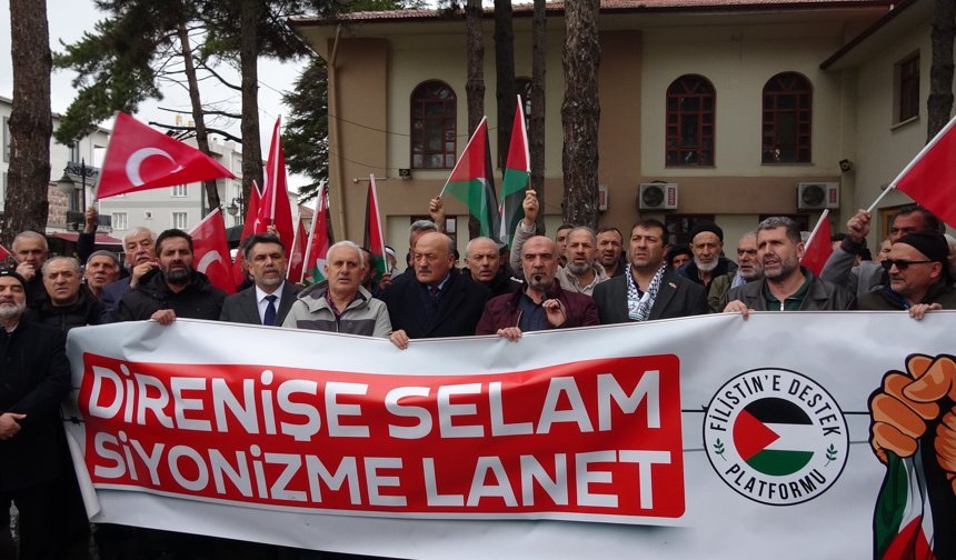 Erzincan’da Tek Yürek: Milletvekili, Sivil Toplum Ve Halk Filistin İçin Saf Tuttu!