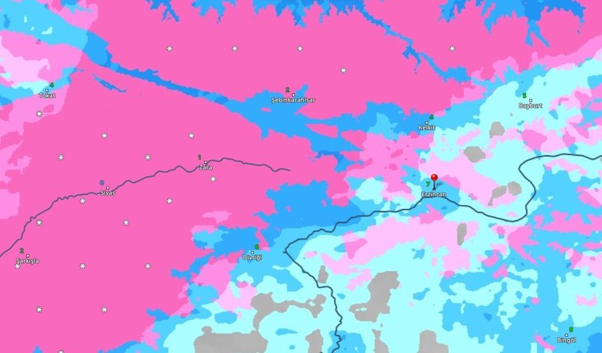 Erzincan’da Hava Değişiyor: Önce yağmur, sonra Don uyarıları var