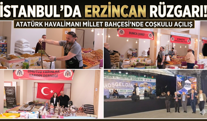 İstanbul’da Erzincan rüzgarı: Halaylar, türküler ve yoğun ilgi!