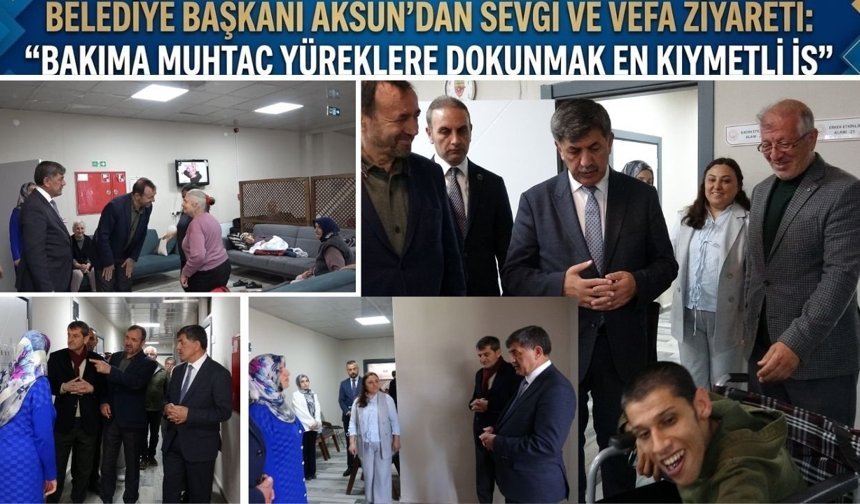 Şehirleşen Dünyanın Vicdan Yükü: Başkan Aksun’dan “İyilik Merkezi”ne Anlamlı Ziyaret