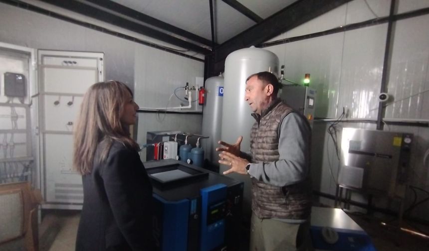 Erzincan’da 7 Milyon Kapasiteli Tesiste İnceleme