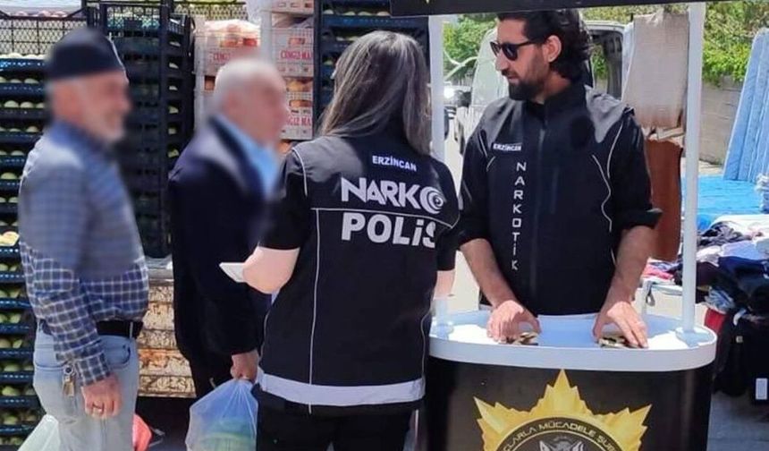 Erzincan Emniyeti’nden Dev Uyuşturucu Farkındalığı