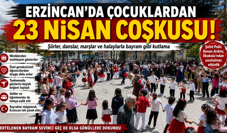 Ertelenen Bayram Coşkusu Erzincan’da patladı