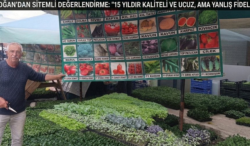 Erzincan Buğday Meydanı’nda Fide İsyanı: "Kapya Diye Çarliston Satıyorlar"