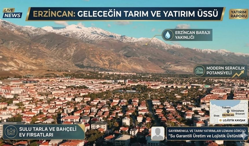 Erzincan’da Geleceğe Yatırım Fırsatı: Baraj Yakınında Dev Tarım Arazileri ve Köy Evleri Yeni Sahiplerini Bekliyor!