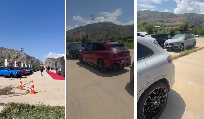 Erzincan’a Mercedes  Çıkarma Yaptı: 35 Araçlık Filo İle Adrenalin Dolu Set!