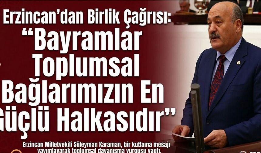 Milletvekili Karaman: "Kadirşinas Milletimizin Yardım Eli Dünyadaki Umutları Yeşertiyor"
