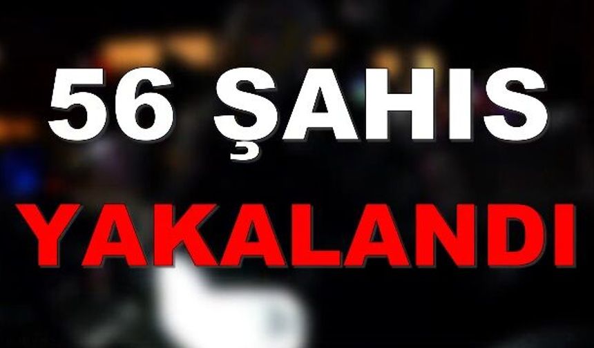 Erzincan’da 56 Aranan Şahıs Adalete Teslim Edildi