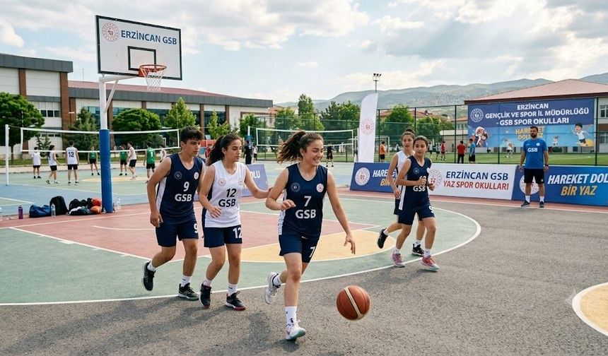 Gençler Sahaya! Erzincan'da GSB Yaz Spor Okulları Kapılarını Açıyor