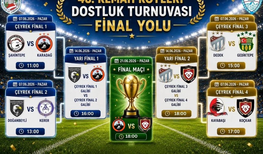 48. Kemah Köyleri Dostluk Turnuvası’nda Finalin Adı Belli Oldu