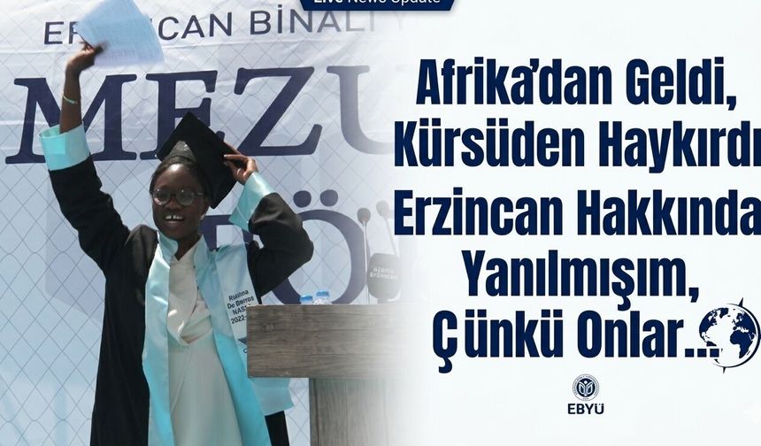 Afrika’dan Geldi, Kürsüden Haykırdı: "Erzincan Hakkında Yanılmışım, Çünkü Onlar..."
