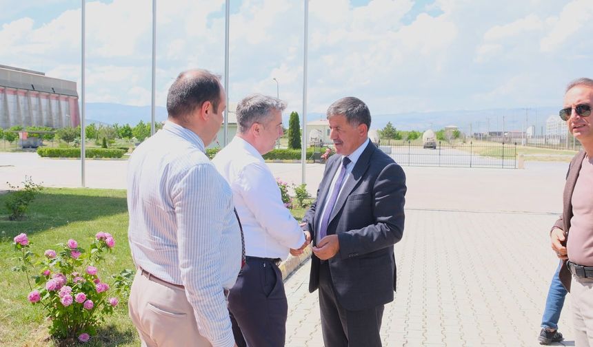 Başkan Aksun’dan “En Temiz Sanayi Tesisi” ne ziyaret