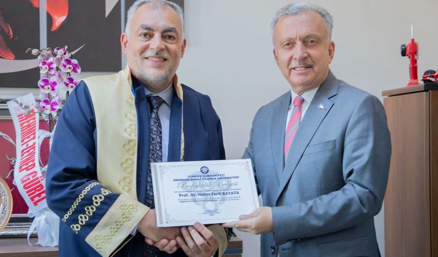 Erzincan'da 4 Profesörlük, 5 Doçentlik Verildi...