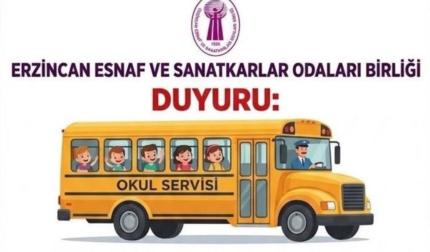 Erzincan Servis Esnafını Sevindiren Karar Resmileşti