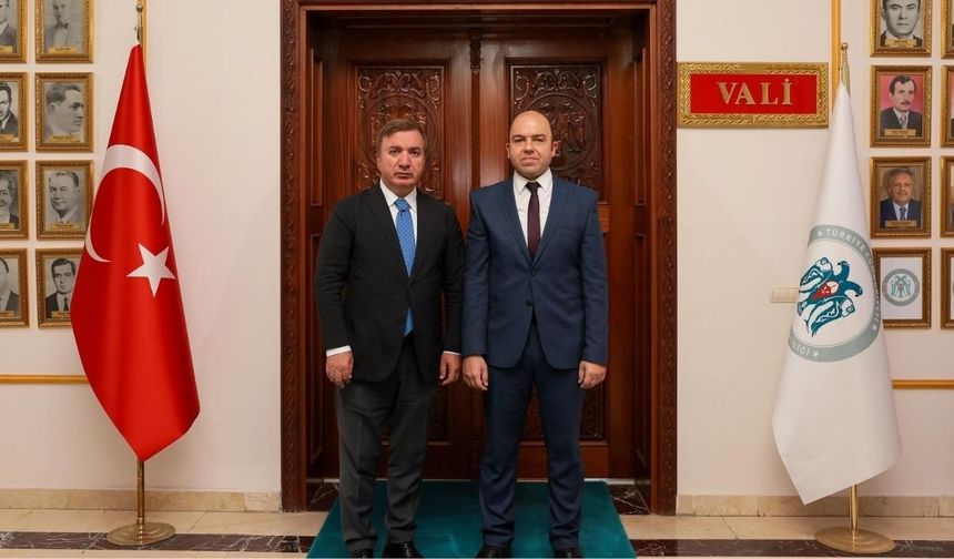 Vali Aydoğdu’dan Yeni Müdür Ünalan’a "Hayırlı Olsun" Kabulü