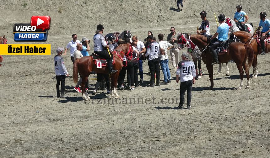 Erzincan’da Cirit Sahasında Panik Yaratan Kaza Ucuz Atlatıldı