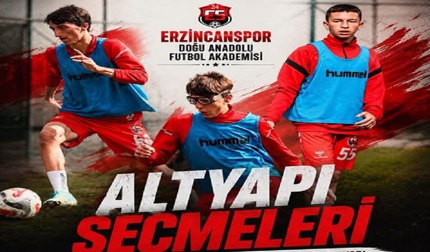 Erzincanspor Altyapısı Kapılarını Açıyor