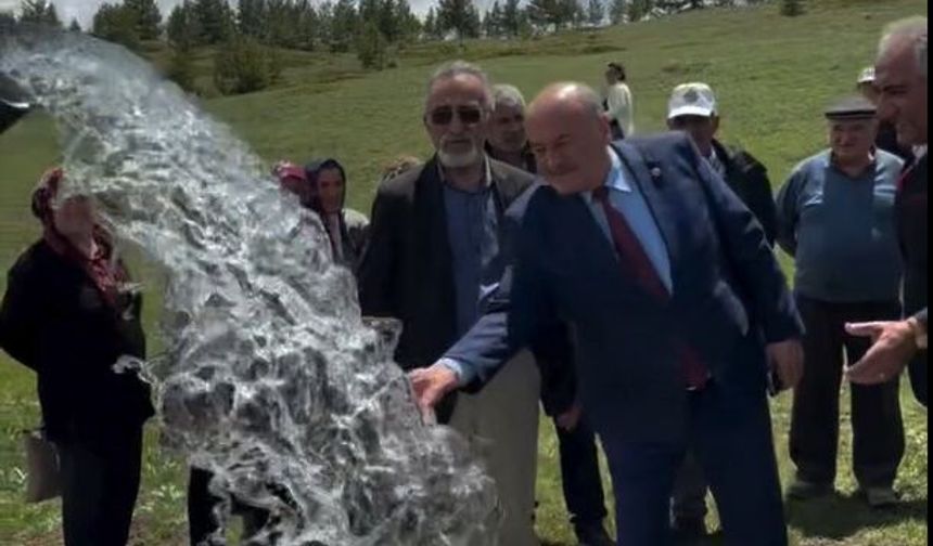 Refahiye’de 5 Köyü Buluşturan “Kardeşlik Suyu” Hizmete Açıldı