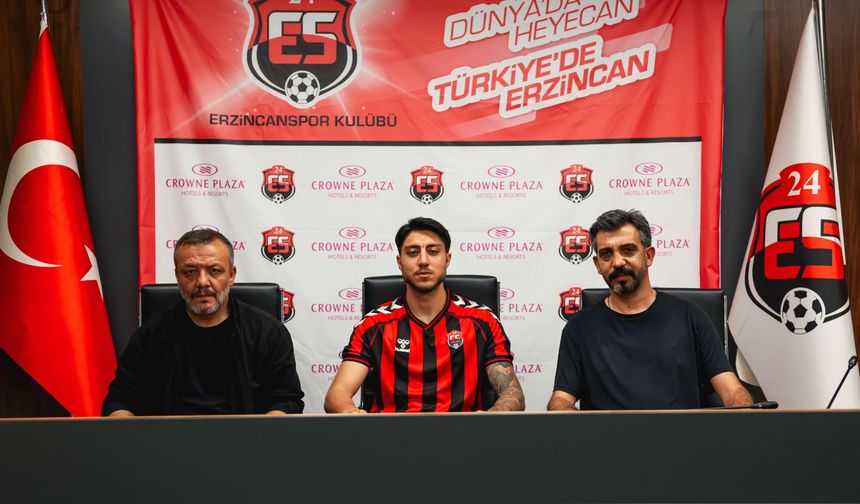 Erzincanspor'un Yeni Transferi Belli Oldu! Kulüpten Resmi Açıklama Geldi