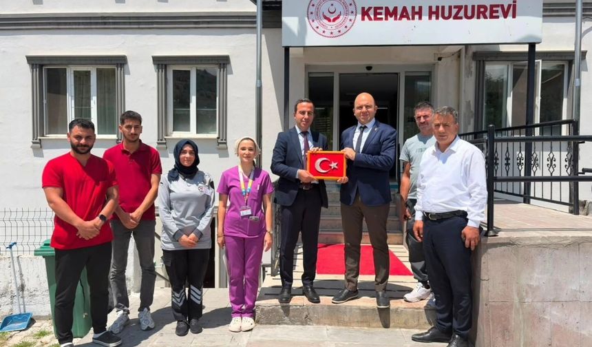 İl Müdürü Abdulhalim Ünalan’dan Kemah Huzurevi’ne Ziyaret